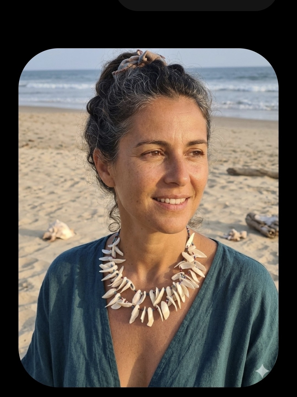 Natural White Shell Statement Necklace - Women Jewelry